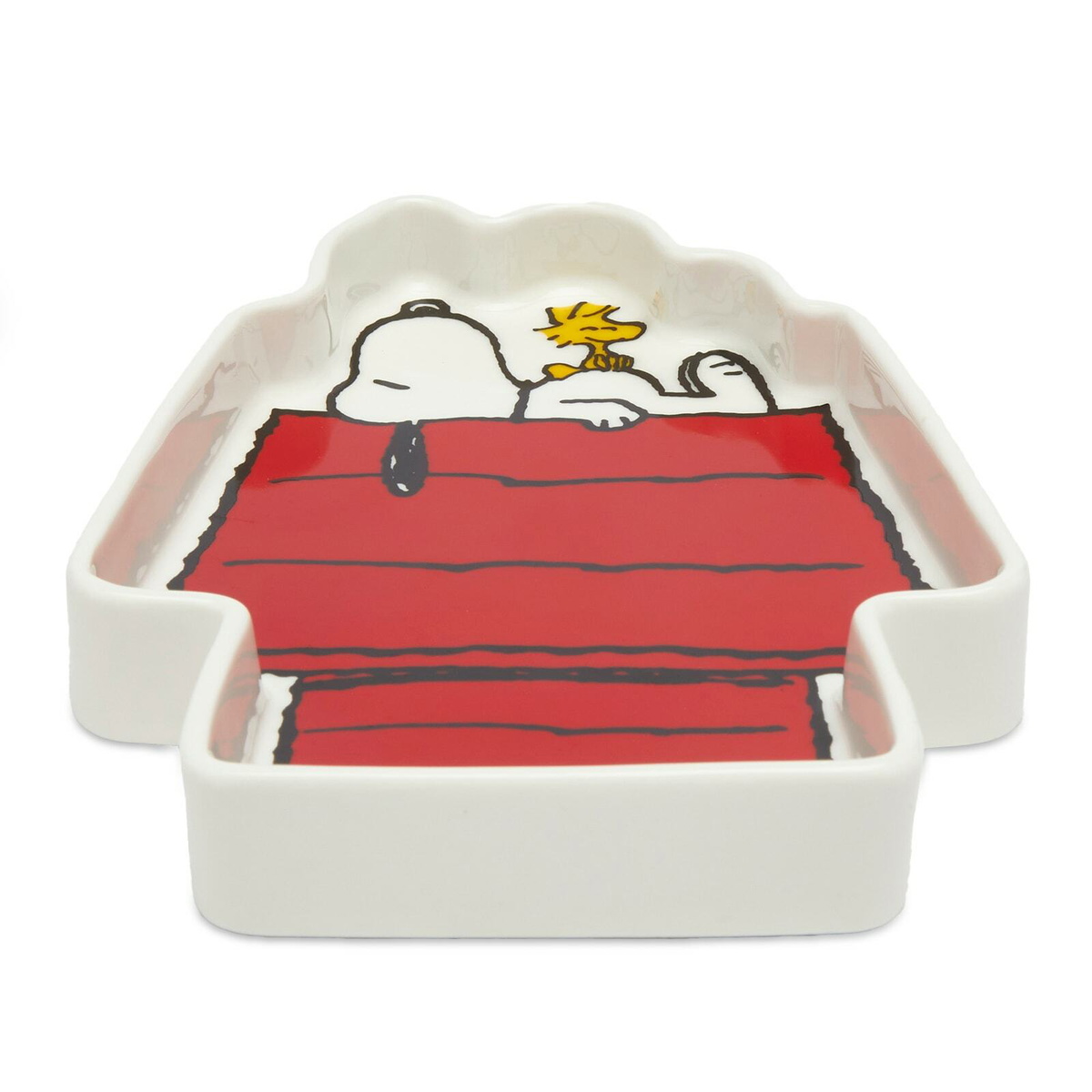 Peanuts House Shaped Trinket Dish in Red 