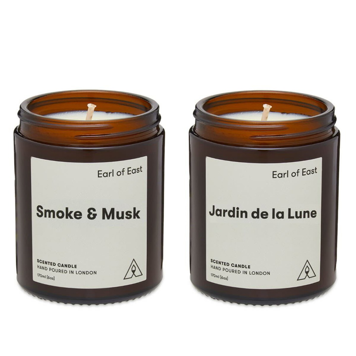 Photo: Earl of East Smokey Scent Pairing Companion Candle Set 