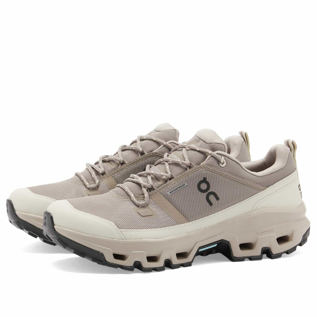 ON Men's Cloudrock Low WP in Cinder/Fog