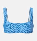 Montce Zoe plaid bikini top
