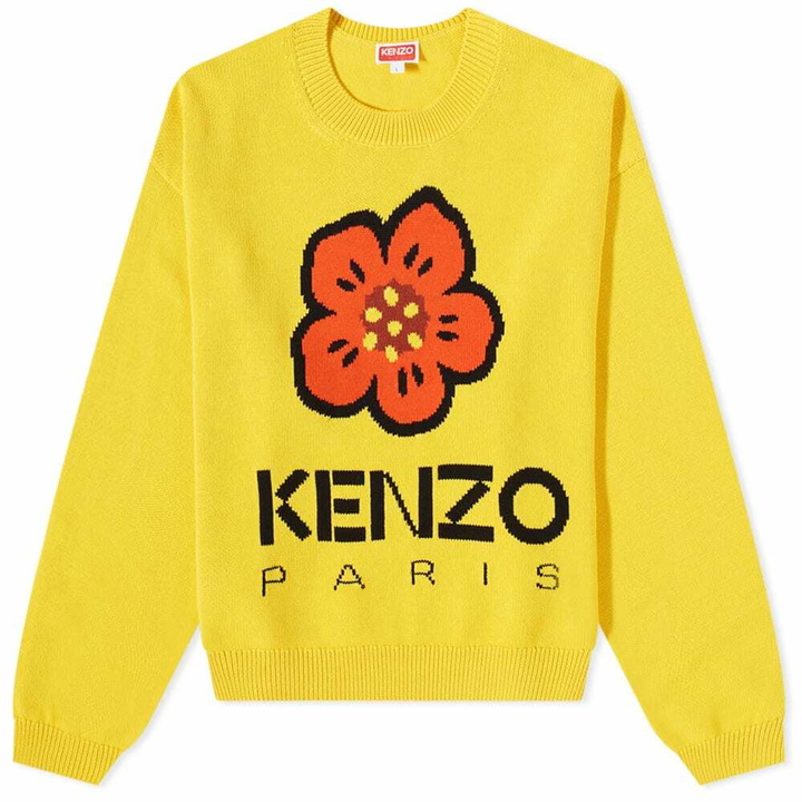 Photo: Kenzo Paris Men's Boke Flower Crew Sweat in Golden Yellow