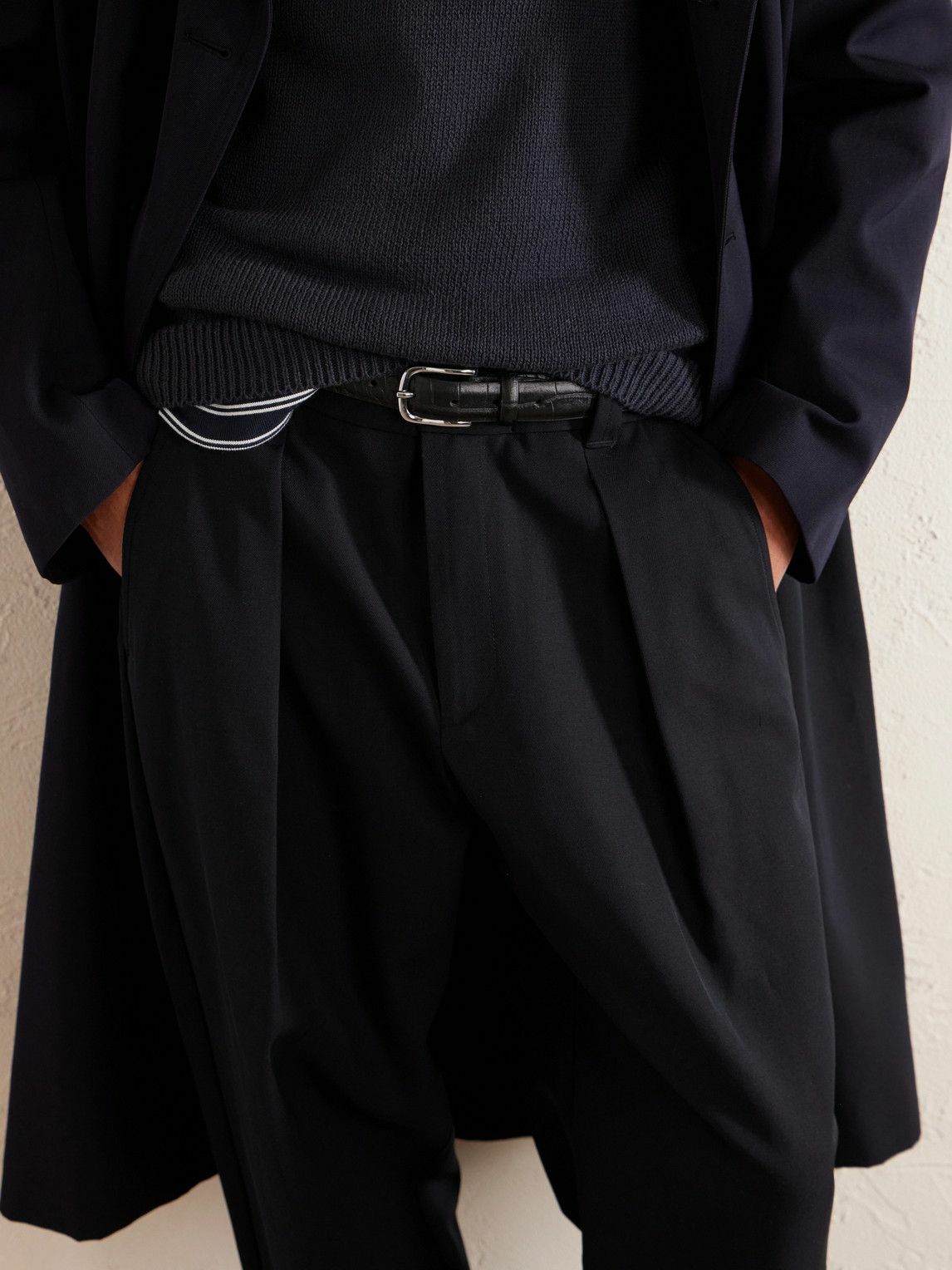 A.P.C. - Renato Straight-Leg Pleated Twill Trousers - Blue