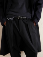 A.P.C. - Renato Straight-Leg Pleated Twill Trousers - Blue