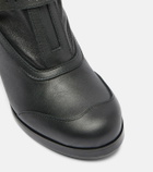 Sacai Aviator leather boots