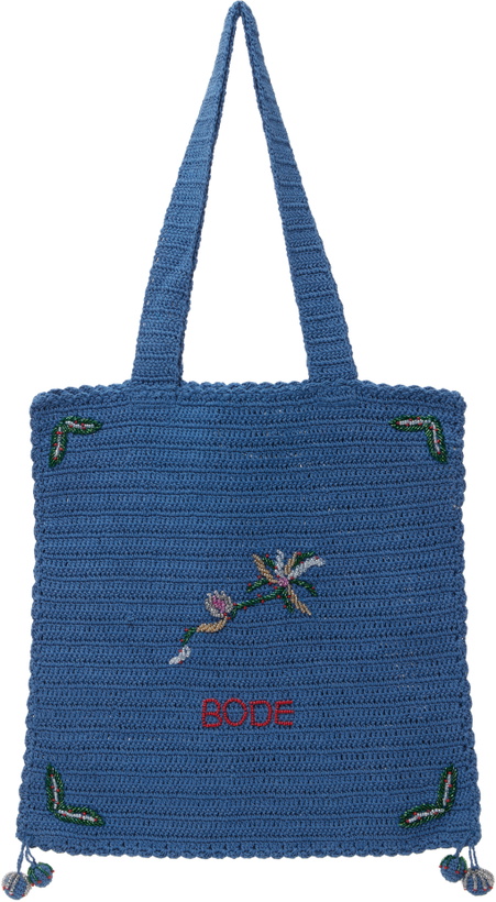Photo: Bode Blue Laurel Crochet Tote