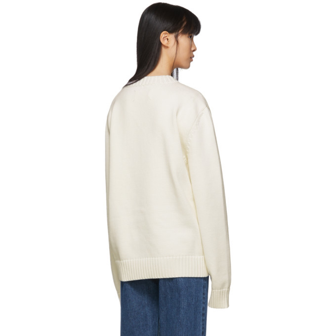 Maison Margiela Off-White Memory Of Label Sweater Maison Margiela