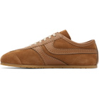 Dries Van Noten Tan Suede Sneakers