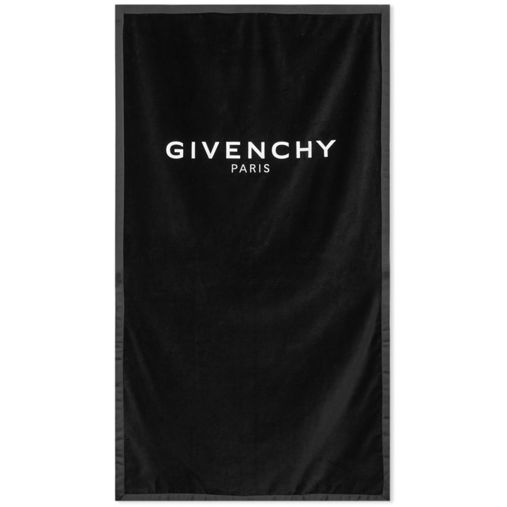 Photo: Givenchy Embroidered Logo Towel