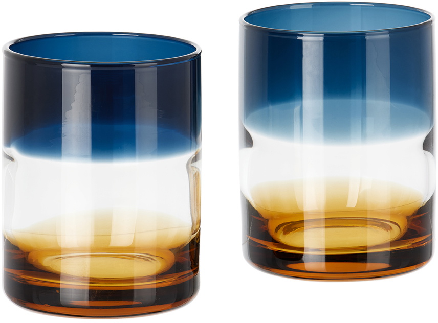 The Conran Shop Blue & Orange Ombre Tumbler Set