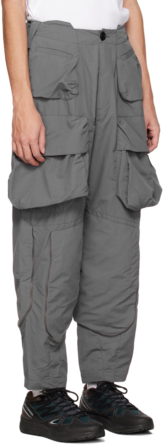 Archival Reinvent Gray Switchable Cargo Pants