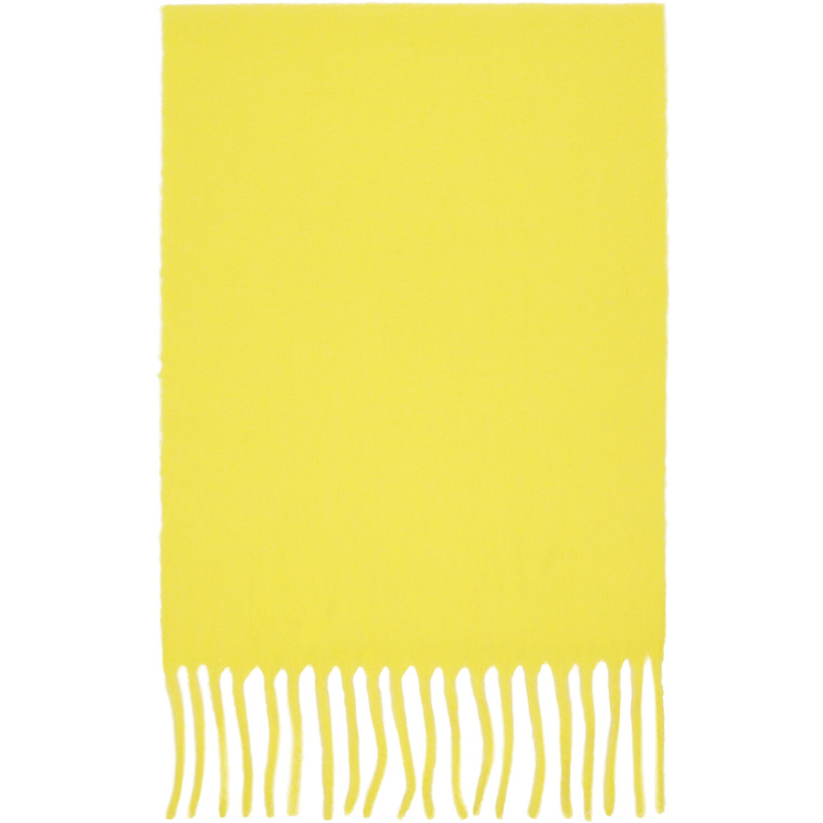 ISSEY MIYAKE Yellow Baby Alpaca Stole Scarf