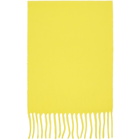 ISSEY MIYAKE Yellow Baby Alpaca Stole Scarf