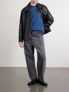 A.PRESSE - Cotton-Jersey Sweatshirt - Blue