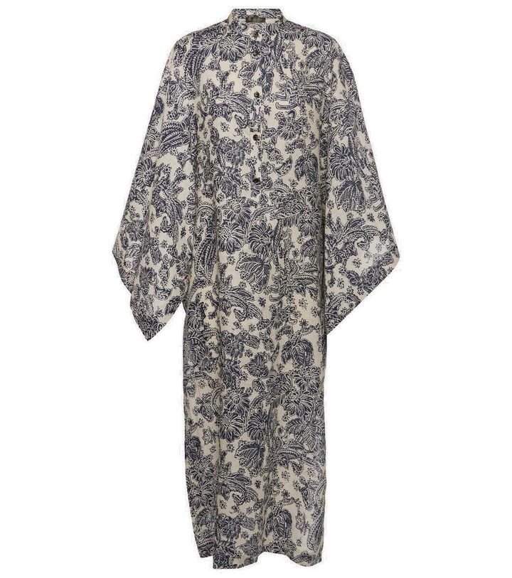 Photo: Loro Piana Printed linen kaftan