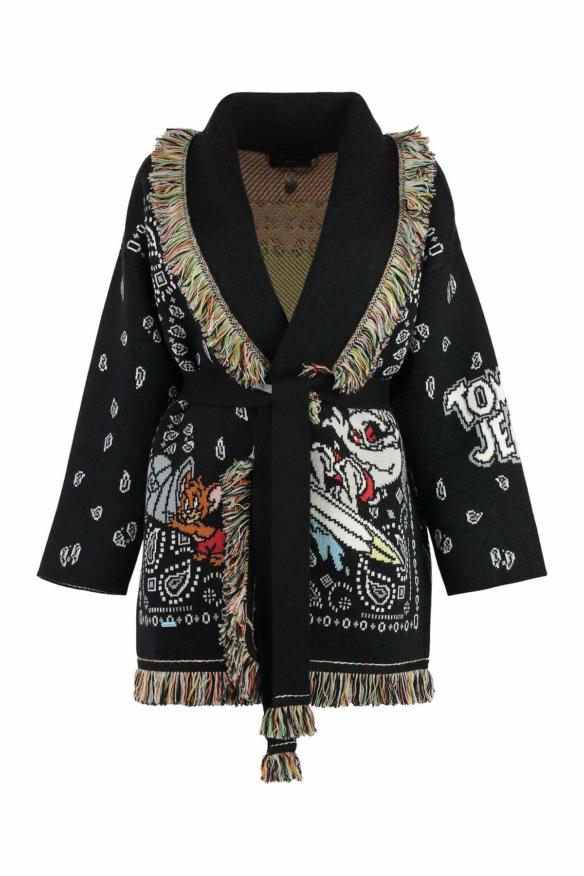 ALANUI - Bandana Cashmere And Linen Blend Cardigan Alanui