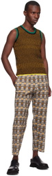 ZANKOV Orange & Black Franky Tank Top