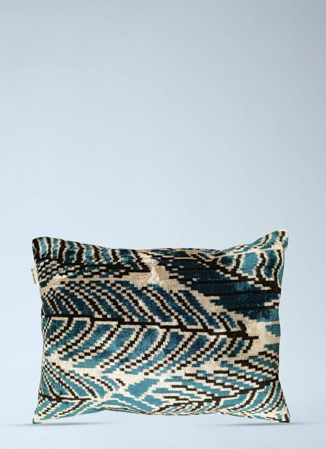 Les-Ottomans Geometric Patterned Cushion