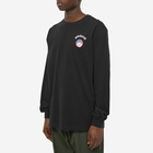 Maharishi Men's Long Sleeve Vintage U.S. Army Japan Patch T-Shirt in Black