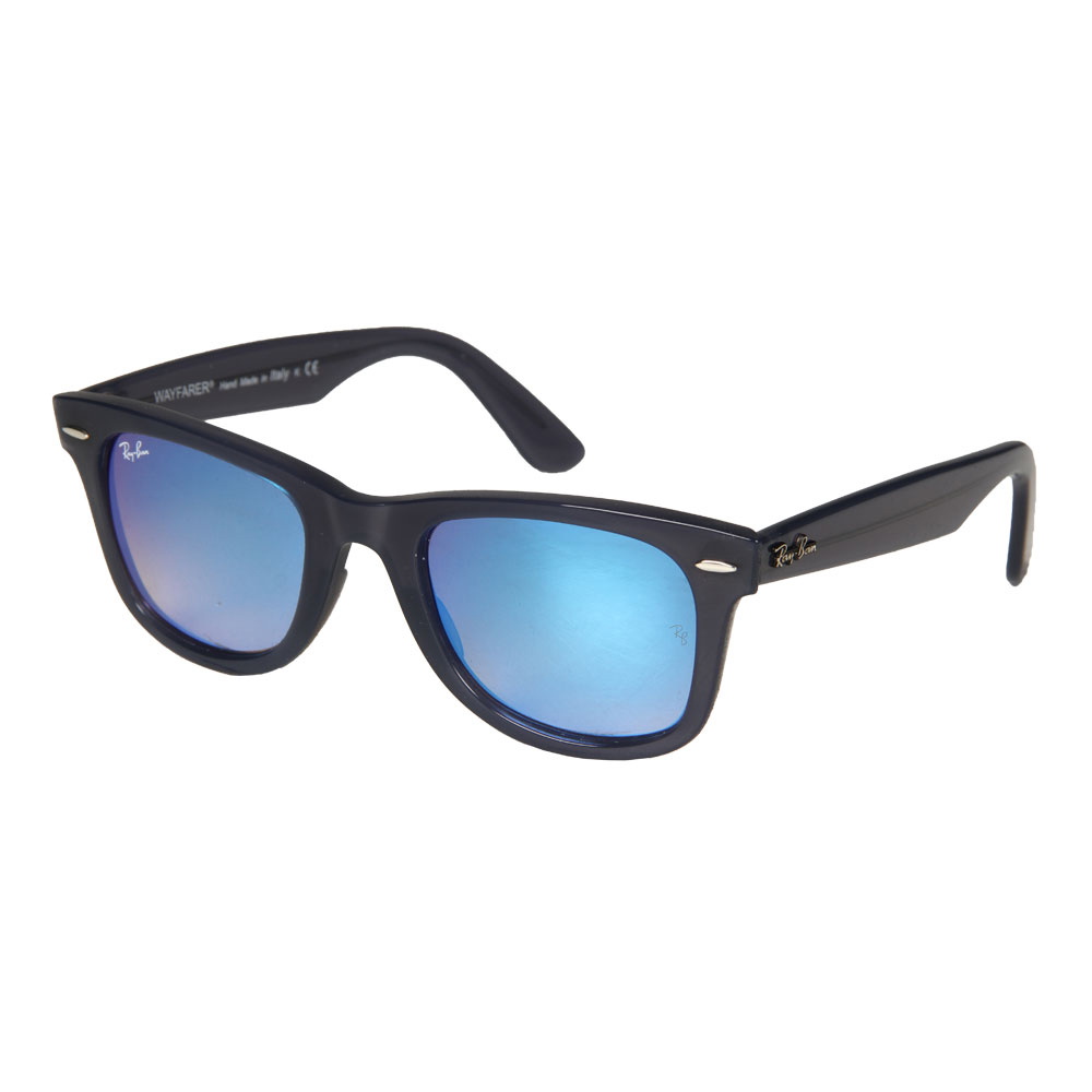 Wayfarer Sunglasses - Blue Mirrored