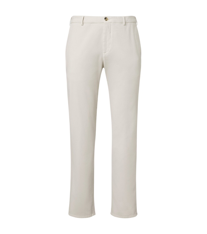 Photo: Agnona Cotton-blend straight chinos