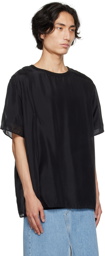 Dries Van Noten Black Layered T-Shirt