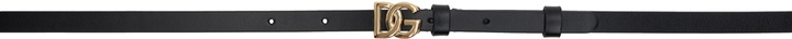 Photo: Dolce&Gabbana Black Calfskin 'DG' Logo Belt