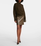 Tom Ford Waffle-knit cashmere and cotton sweater