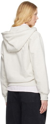 ADER error Gray Sig; TRS Tag 01 Zip-Up Hoodie