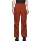 paria /FARZANEH Red Geri Cargo Trousers