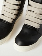 Rick Owens - Geobasket Two-Tone Leather High-Top Sneakers - Black
