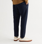 Barena - Slim-Fit Striped Virgin Wool Trousers - Blue