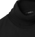 Hugo Boss - Virgin Wool and Silk-Blend Rollneck Sweater - Men - Black