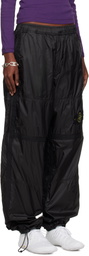 Stone Island Black 3100027 Ripstop Light HT Nylon Trousers
