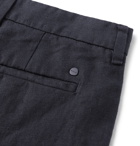 NN07 - Karl Slim-Fit Tapered Linen Trousers - Navy