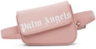 Palm Angels Pink Logo Belt Pouch