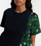 Sacai Floral cotton top