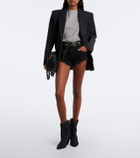 Isabel Marant Leyane suede cowboy boots