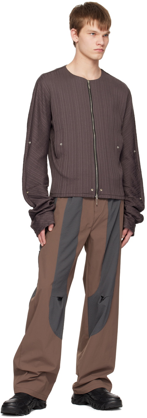 Uncertain Factor Purple Vertigo No. 1 Cardigan