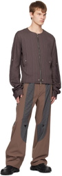 Uncertain Factor Purple Vertigo No. 1 Cardigan