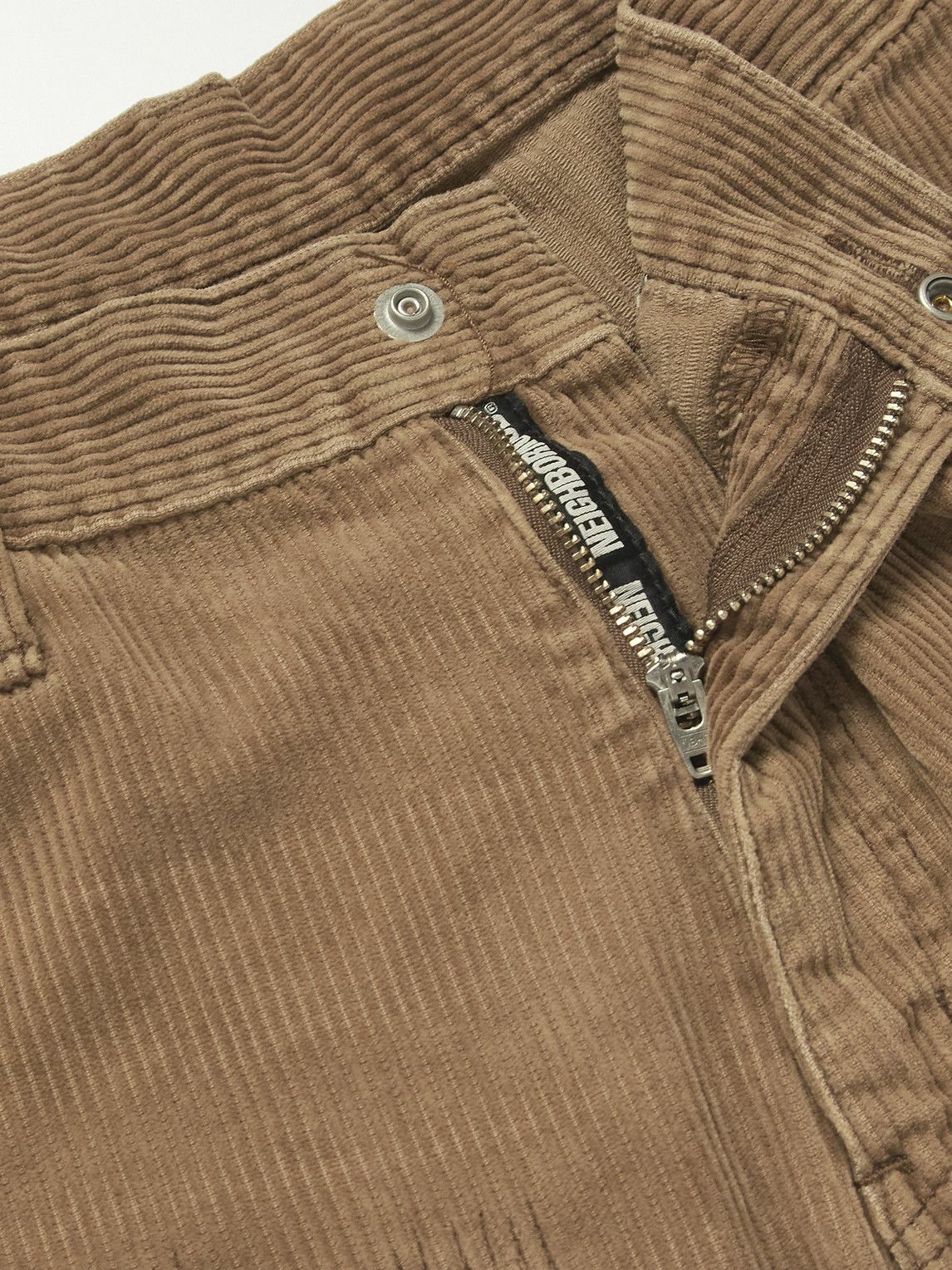 Neighborhood - Savage Wide-Leg Distressed Cotton-Corduroy Trousers
