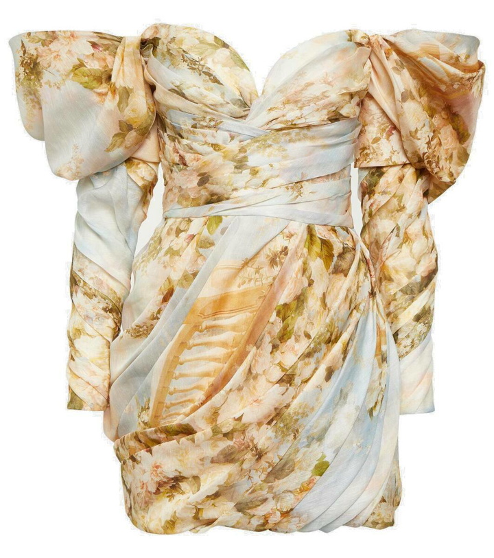 Photo: Zimmermann Luminosity draped floral minidress