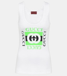 Gucci Logo cotton tank top