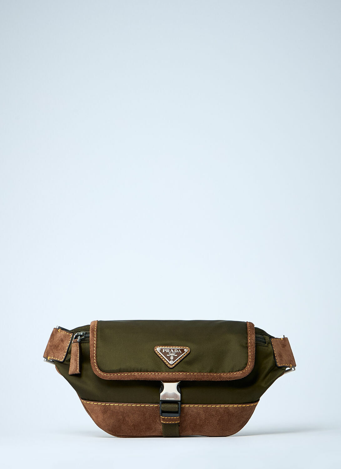 Prada Re-Nylon And Suede Belt Bag