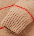YMC - Striped Wool Sweater - Men - Sand