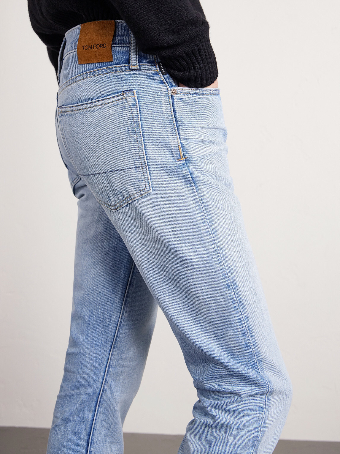 TOM FORD - Slim-Fit Selvedge Jeans - Blue