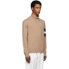 Maison Margiela Beige Stripes Turtleneck