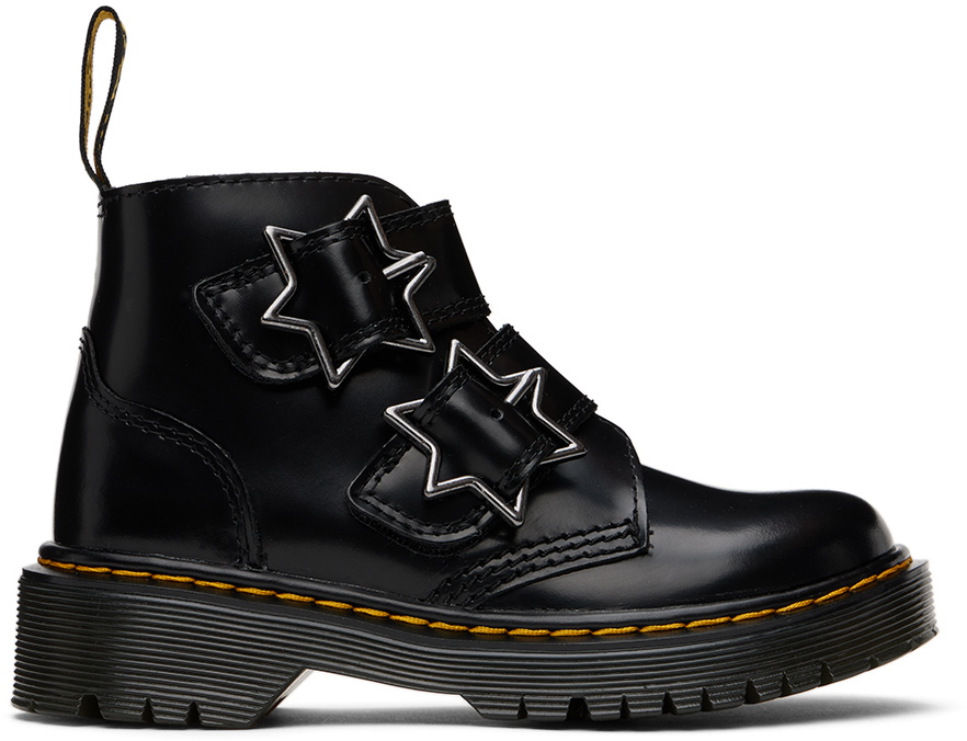 Dr. Martens Kids Black Devon Bex Big Kids Boots