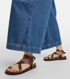 Ulla Johnson April pleated wide-leg jeans