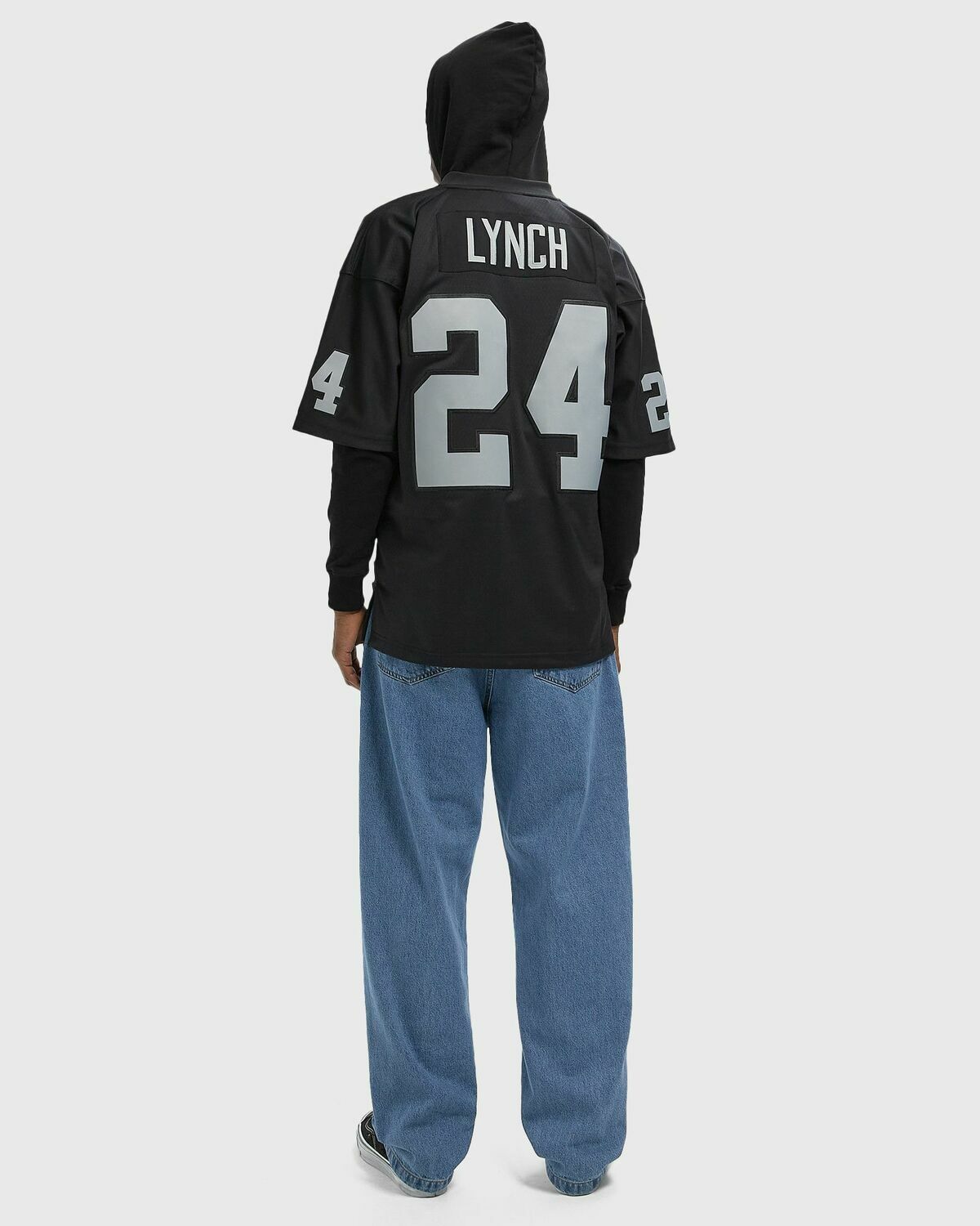 Mitchell & Ness NFL DARK JERSEY LAS VEGAS RAIDERS 2017 MARSHAWN LYNCH #24 Black Men