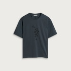 YMC Men's Triple Scrambled Print T-Shirt in Grey